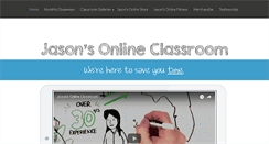 Desktop Screenshot of jasonsonlineclassroom.com